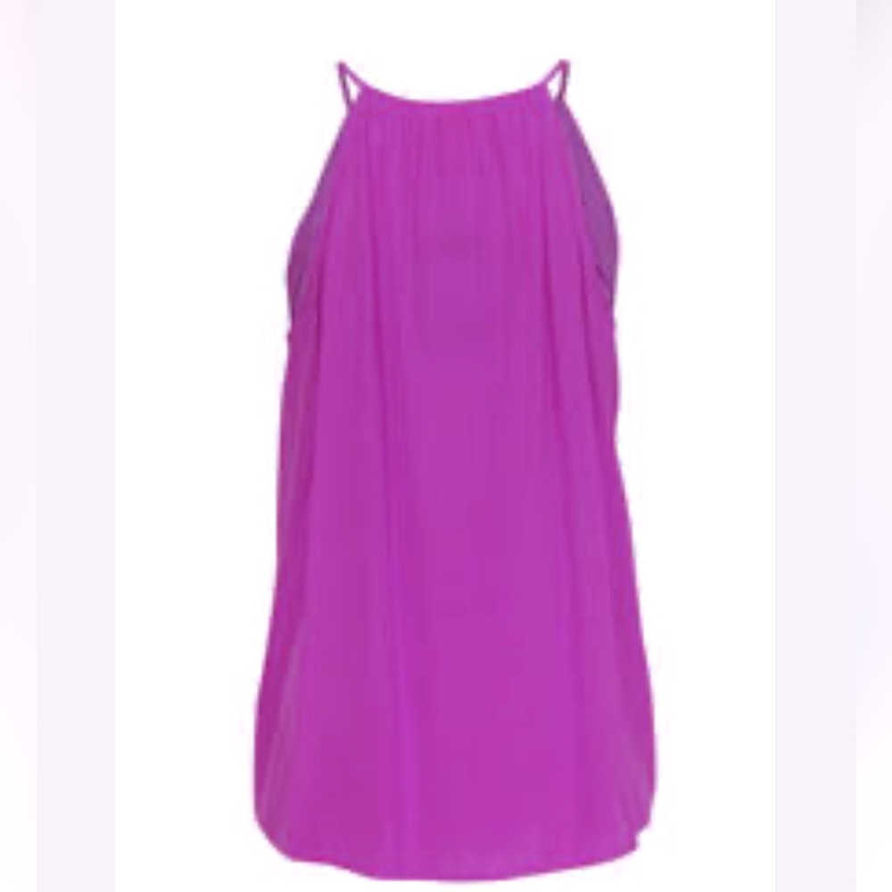 Lilly Pulitzer Fuchsia Ruffle Tank Top - Picture 3 of 6